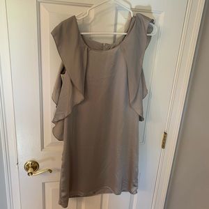 Silver Satin Slip dress